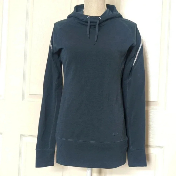 Nike Women's Wool Hoodie top Sweatshirt - Picture 3 of 6